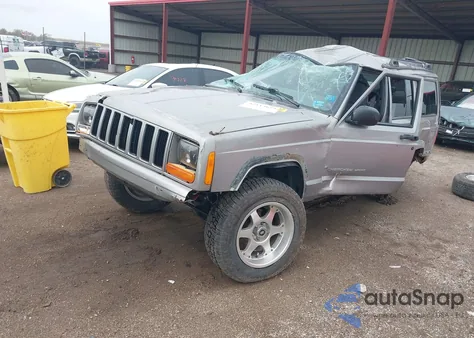 2000 Jeep Cherokee Sport из США, поврежденный, VIN 1J4FF48S3YL123298